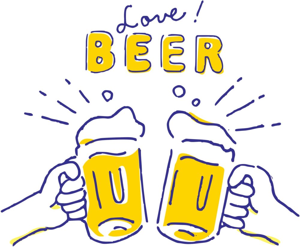 ビールイラスト