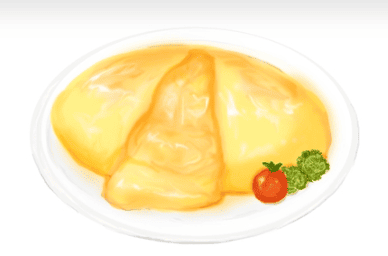 オムレツイラスト