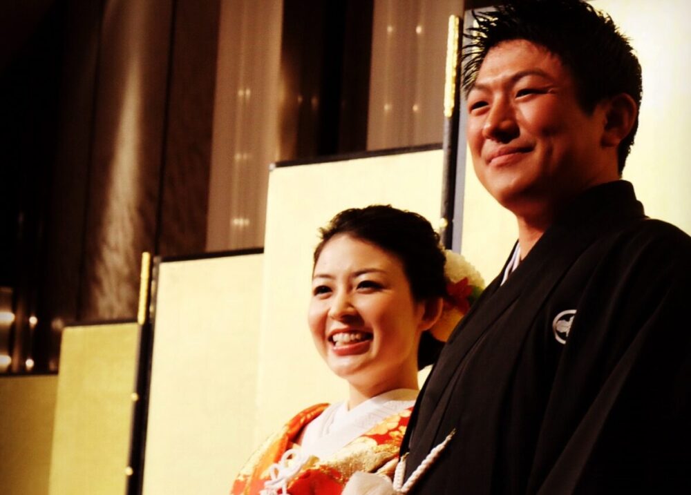 神谷宗幣と奥村ふみ