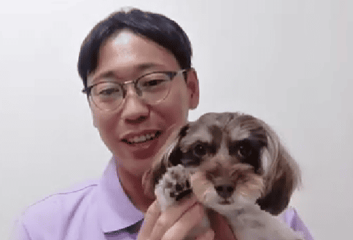 横山氏と愛犬