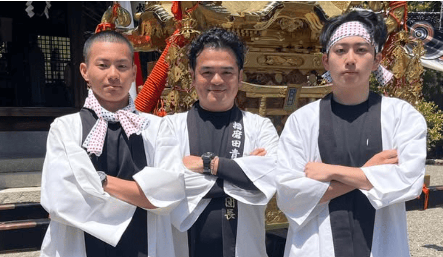 北野裕也と息子二人