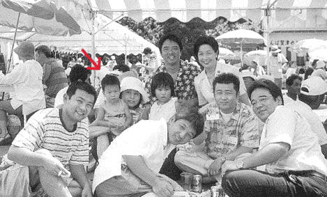 榛葉賀津也の家族 2002年8月16日 バーベキュー 
