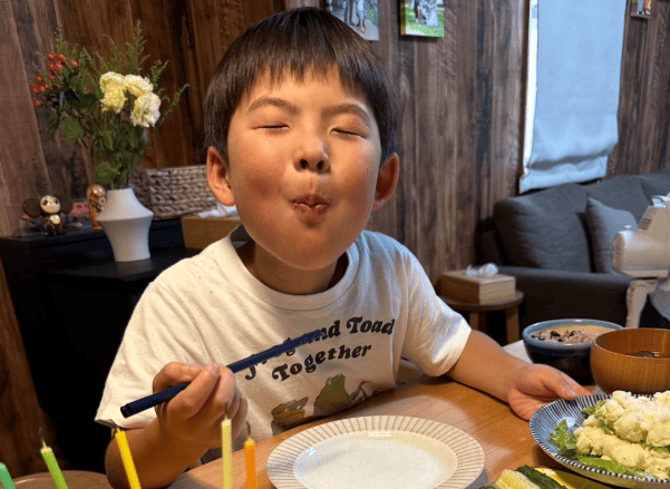 神谷宗幣の長男 宗志 7歳の誕生日
