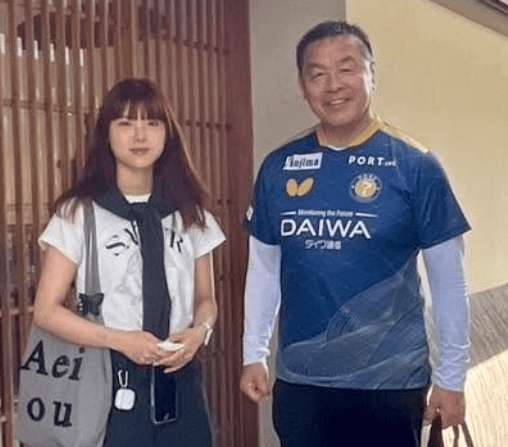 馳浩と娘 