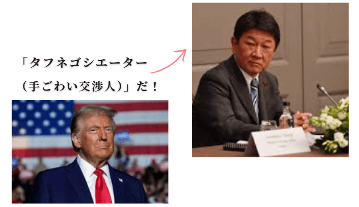 茂木敏充とアメリカ合衆国大統領ドナルド・トランプ