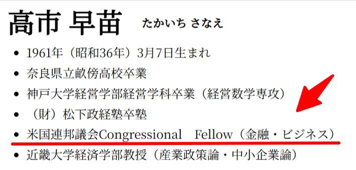 プロフィール 高市早苗 公式サイト