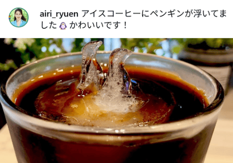 龍円愛梨は大のコーヒー好き