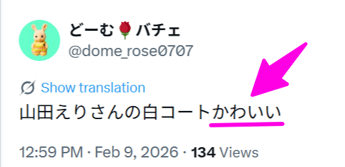 山田えり　X投稿